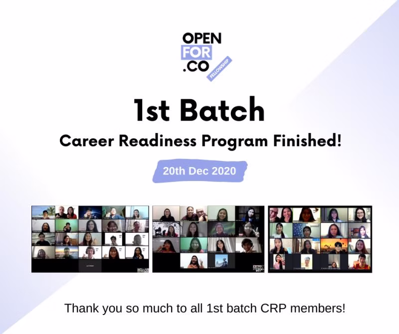 Career Readiness Program - 1st Batch Activities