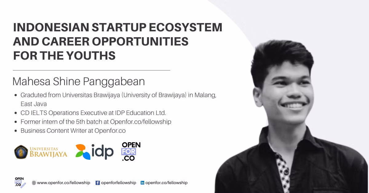 Indonesian Startup Ecosystem and Career Opportunities for the Youths
