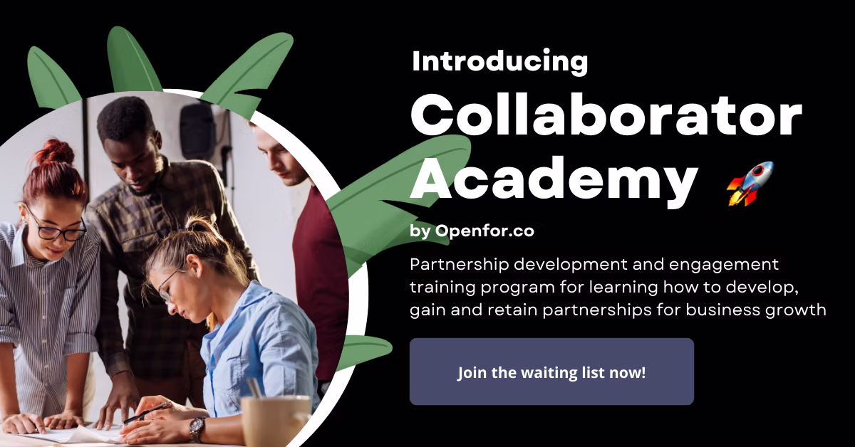 Introducing Collaborator Academy by Openfor.co