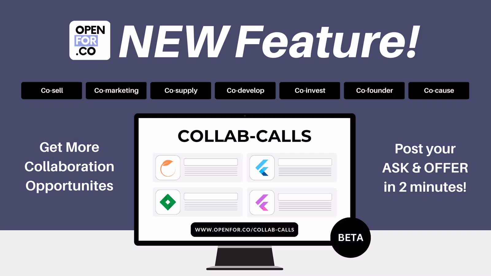Introducing New Feature: Collab-Calls Beta - Generate Partnership Leads Effortlessly