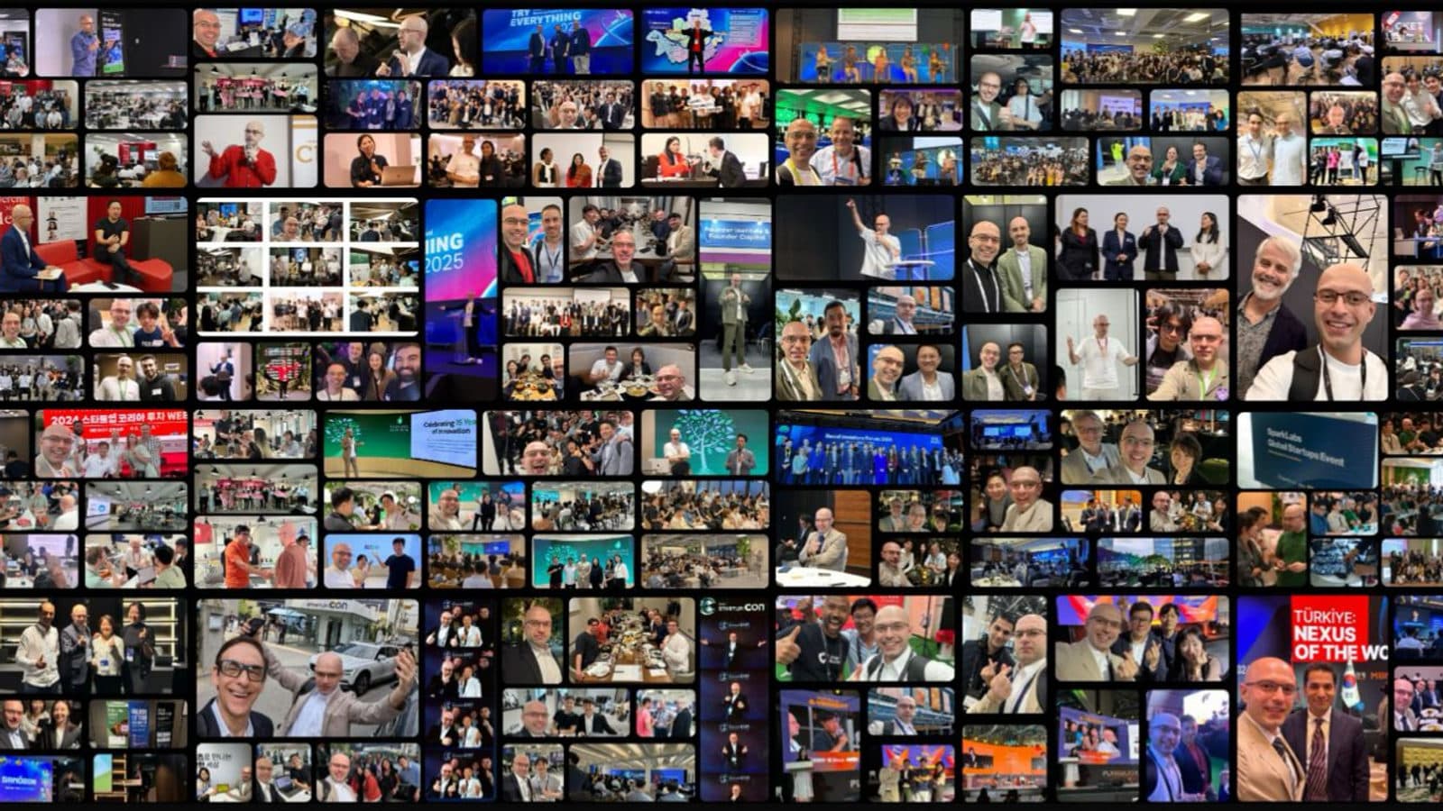 Openfor.co founders and community at startup events around the world